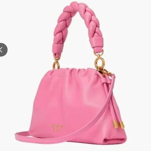 EUC! Kate Spade Meringue Nappa Leather Pull String small crossbody bag.